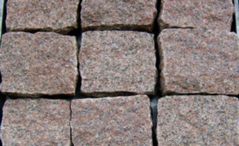 Pink Granite Cobbles