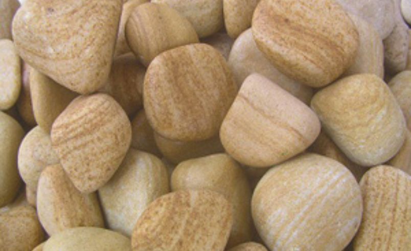 Teak Wood Sandstone Pebbles